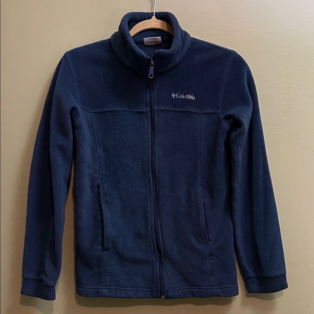 Columbia Kids Navy Full-Zip Fleece Jacket